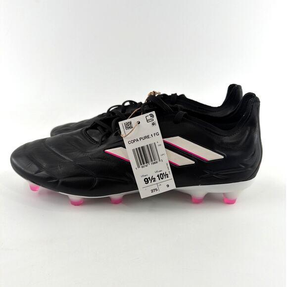 Adidas Unisex Core Black Pink 2 Copa Pure.1 Firm Ground Boots Size M 9.5 W 10.5 main image 12